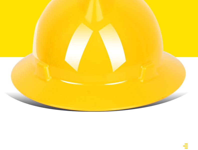 GUANJIE固安捷1561 大沿PE安全帽（旋钮式帽衬）（定制产品报价前请咨询产品经理）-白色