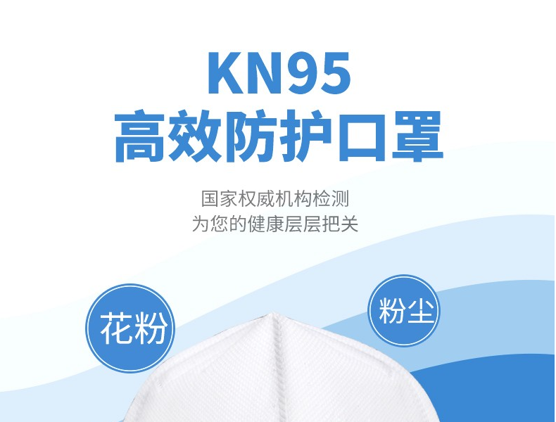 朝美9527 F-Y3-A 医用防护口罩 KN95-头戴式