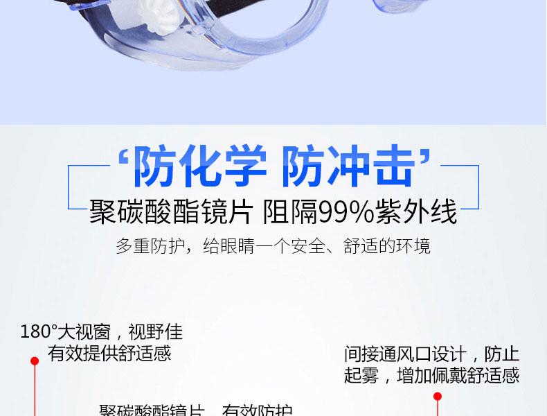 GUANJIE固安捷209AF防雾护目镜（眼罩）