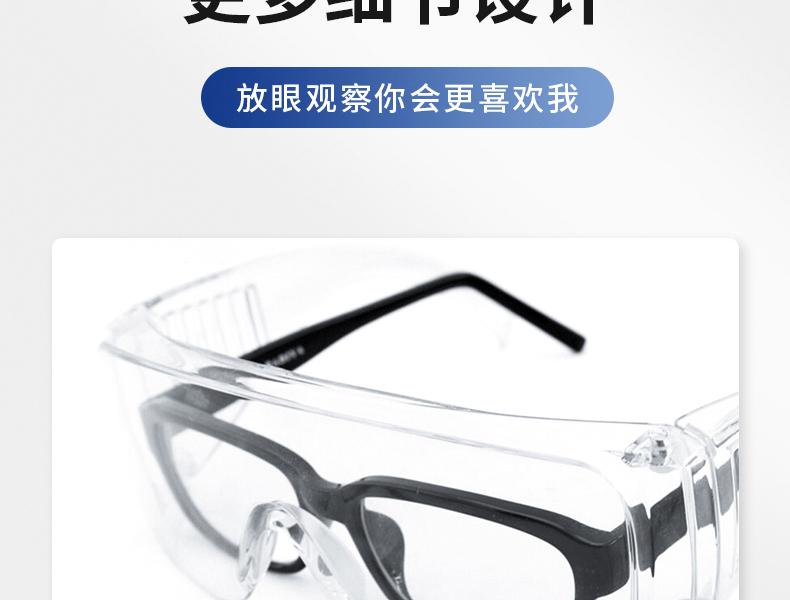 GUANJIE固安捷 S1002F访客眼镜-透明防雾增强型