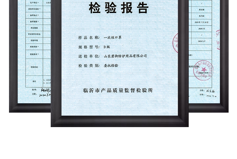 GUANJIE固安捷一次性口罩（10只袋装 蓝色）（替代型号君御 SF901）