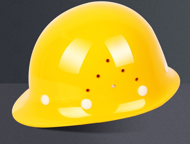 GUANJIE/固安捷 1533 玻璃钢盔式安全帽（YD型下颏带）-白色