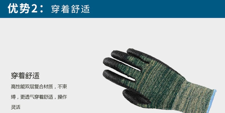 霍尼韦尔2232523CN-07高性能复合材质防割手套-7