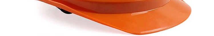 MSA/梅思安 10146673 V-Gard500豪华型橙色ABS安全帽带透气孔帽壳 一指键帽衬针织布吸汗带 D型下颌带