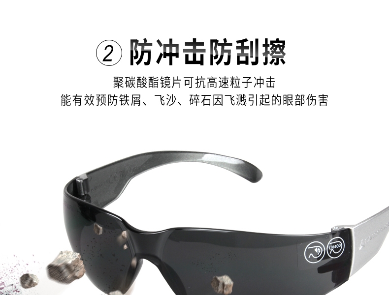 DELTAPLUS/代尔塔101118 BRAVA2 SMOKE(BRAV2FU)安全眼镜