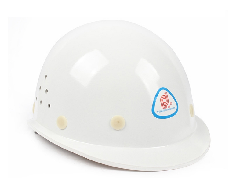 PUDA/普达BG-6013玻璃钢带透气孔安全帽白色