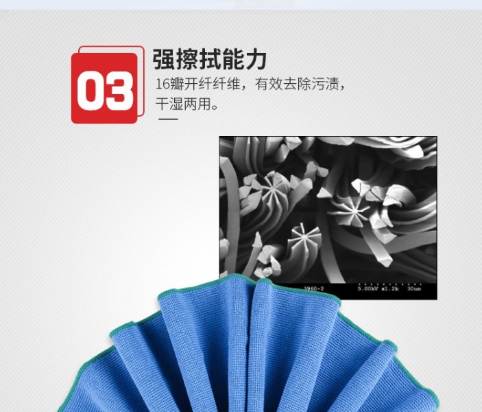 KIMBERLY-CLARK/金佰利 83620WypAll超细纤维擦拭布蓝色40cm*40cm