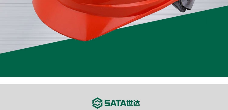 SATA/世达TF0101R 红色 V 顶 PE 标准型安全帽