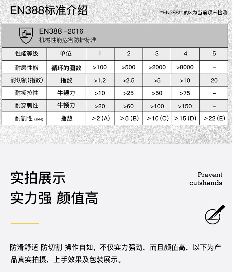 赛立特 B-5032 丁腈涂掌5级防割手套-8
