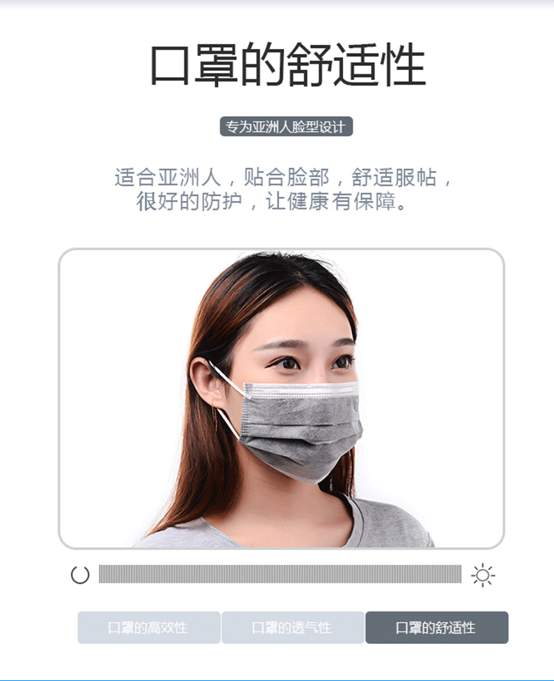 保为康N006独立包装 活性炭口罩(升级型号 DH97）-耳戴式