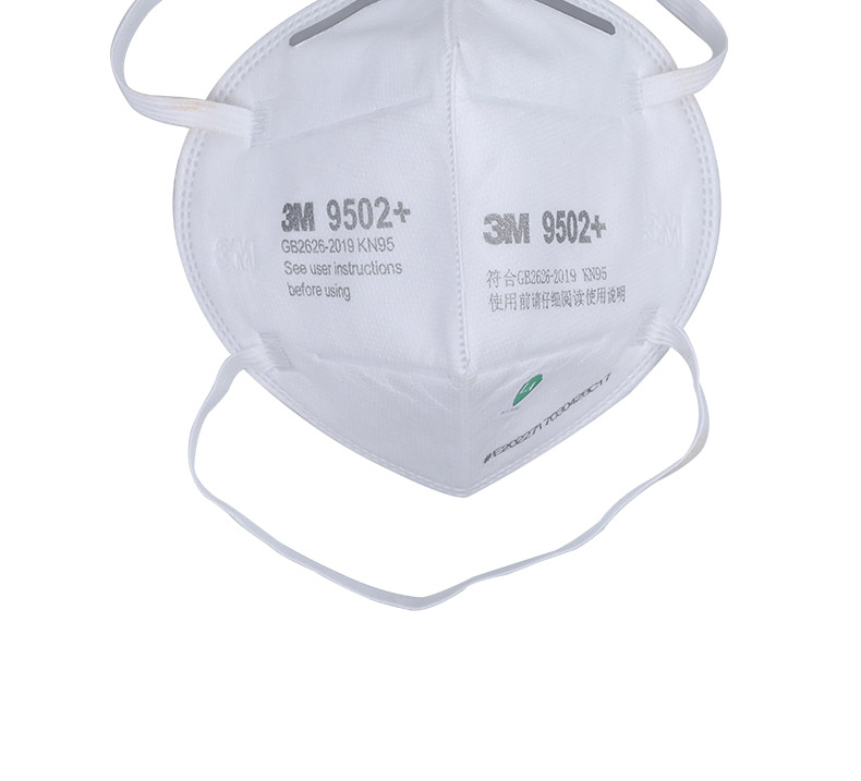 3M 9502+头戴式自吸过滤式防颗粒物呼吸器（双片包装）（货号XY003866858）
