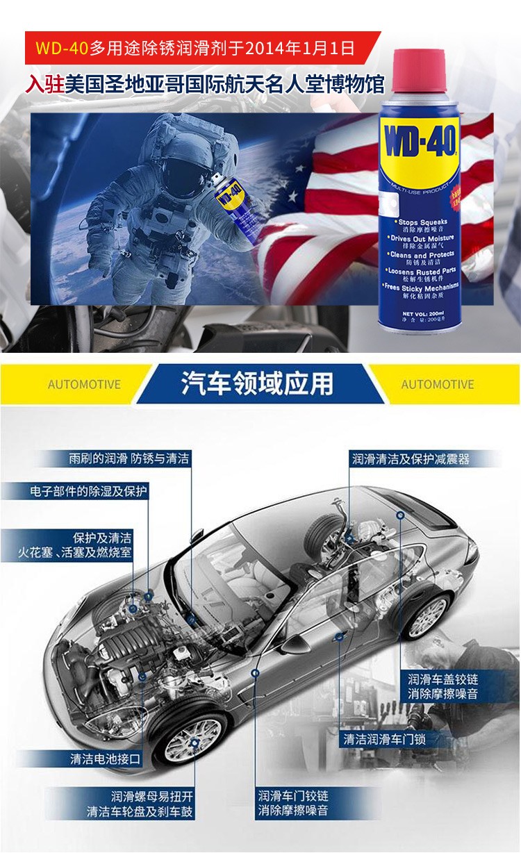 WD-40 86350 P多用途气雾罐350ml