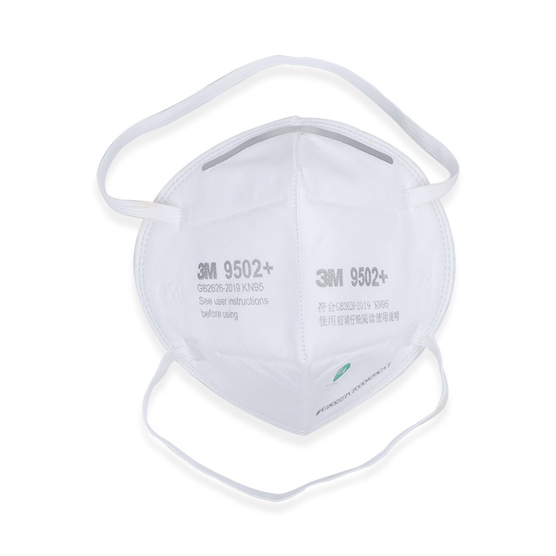 3M 9502+头戴式自吸过滤式防颗粒物呼吸器（环保包装）（货号XY003866866）