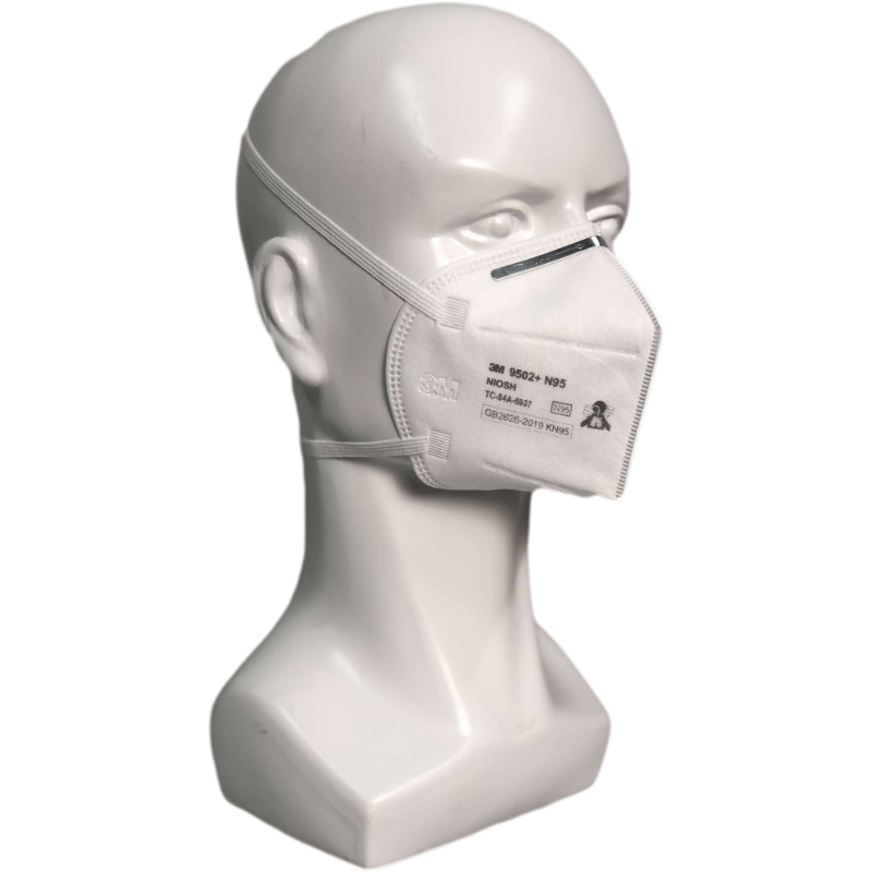 3M 9502+ N95自吸过滤式防颗粒物呼吸器 50个/盒 10盒/箱