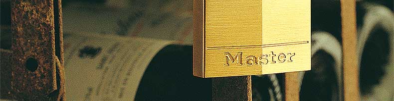 玛斯特 150MCND 实心黄铜挂锁