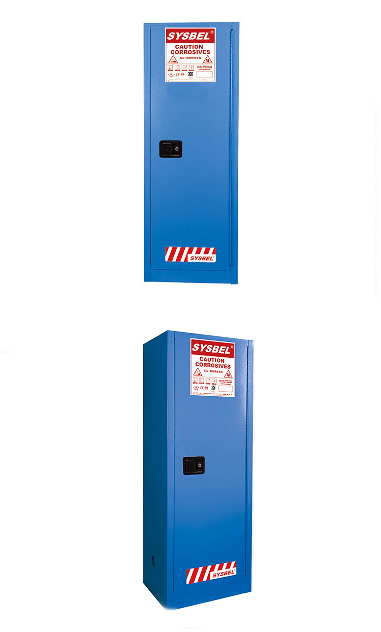 SYSBEL/西斯贝尔 WA810220B 弱腐蚀性液体防火安全柜/化学品安全柜(22Gal/83L)蓝