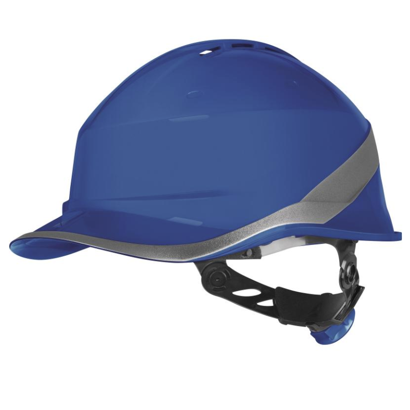 代尔塔 102019 DIAMOND6WTR 棒球帽式工地安全帽-蓝色