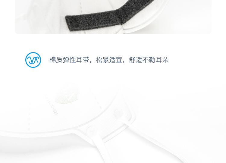 Honeywell霍尼韦尔H1005591 H901 KN95耳带式折叠式口罩