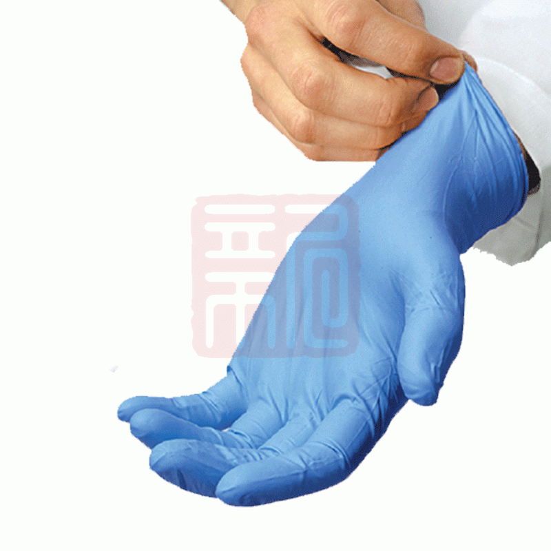 安全地带 GNPR SIZE一次性丁腈手套无粉型蓝色(3.5g)-S