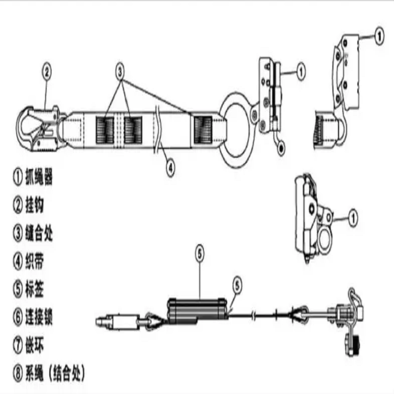 梅思安 10077718 沃克曼自动抓绳器