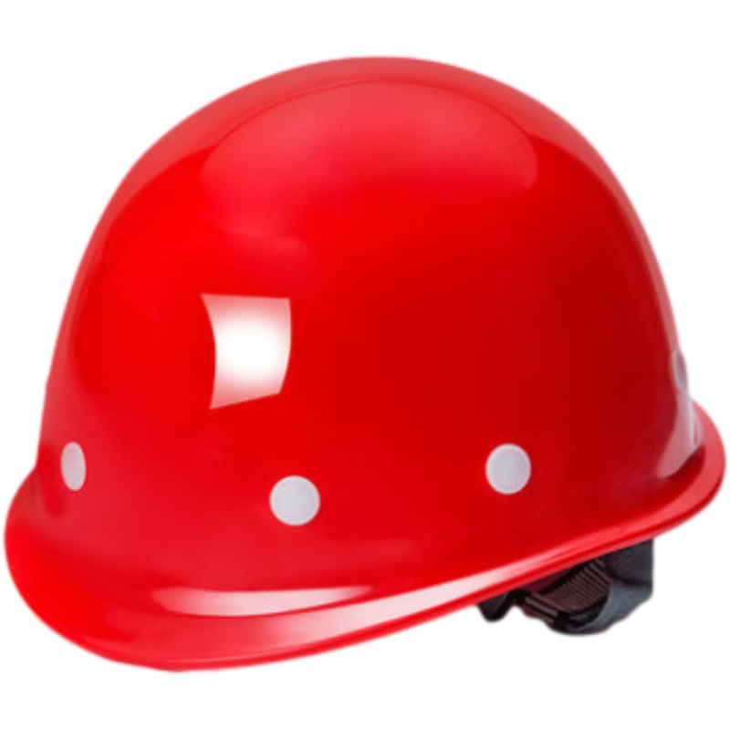 宝利达玻璃钢安全帽-红色