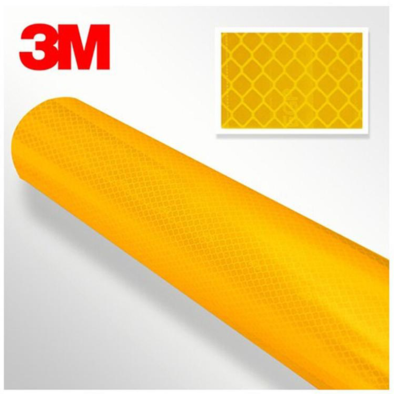 3M 3431 工程级反光膜 黄色 1.219米X45.72米