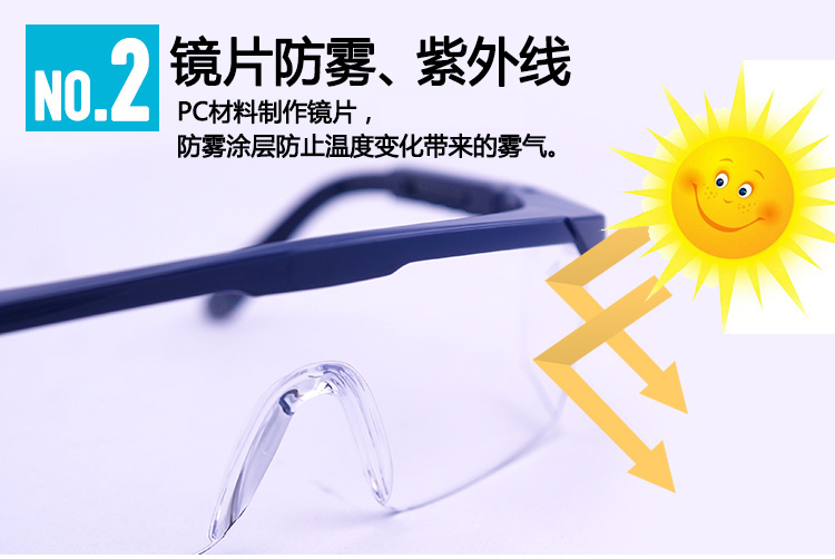 罗卡AL026防护眼镜 防雾