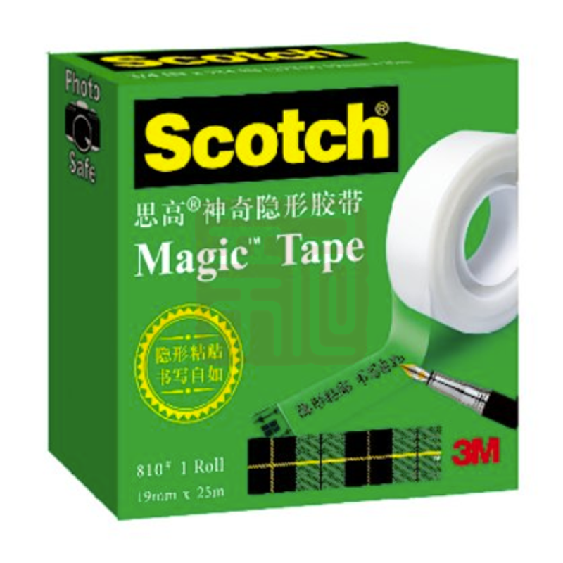 3M 810-CQ33思高神奇隐形胶带-19mm*33m - 3M