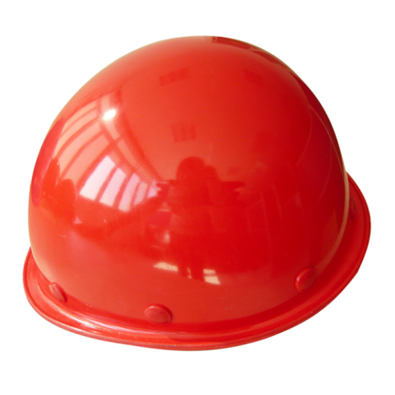 桉叶 AY9101玻璃钢圆顶安全帽-红色