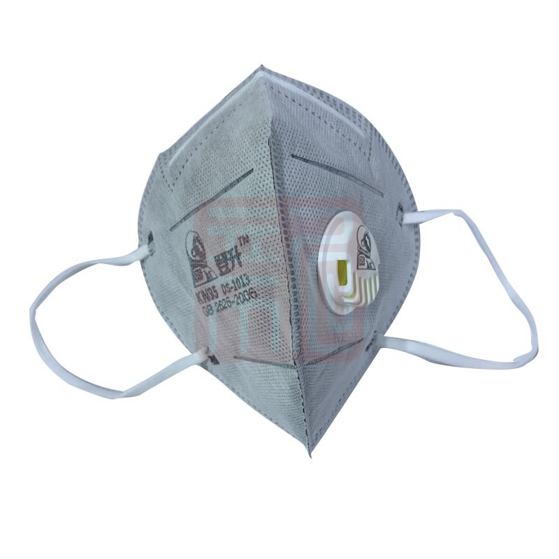 登升ds-1013v kn95活性炭口罩 耳戴 带阀
