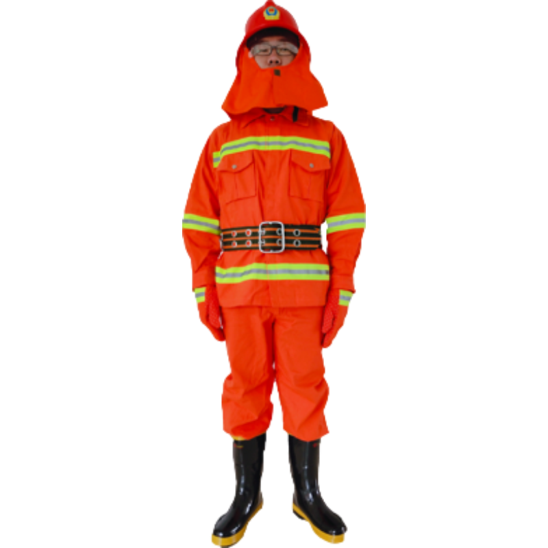宇安消防 97式战训服橘红色五件套