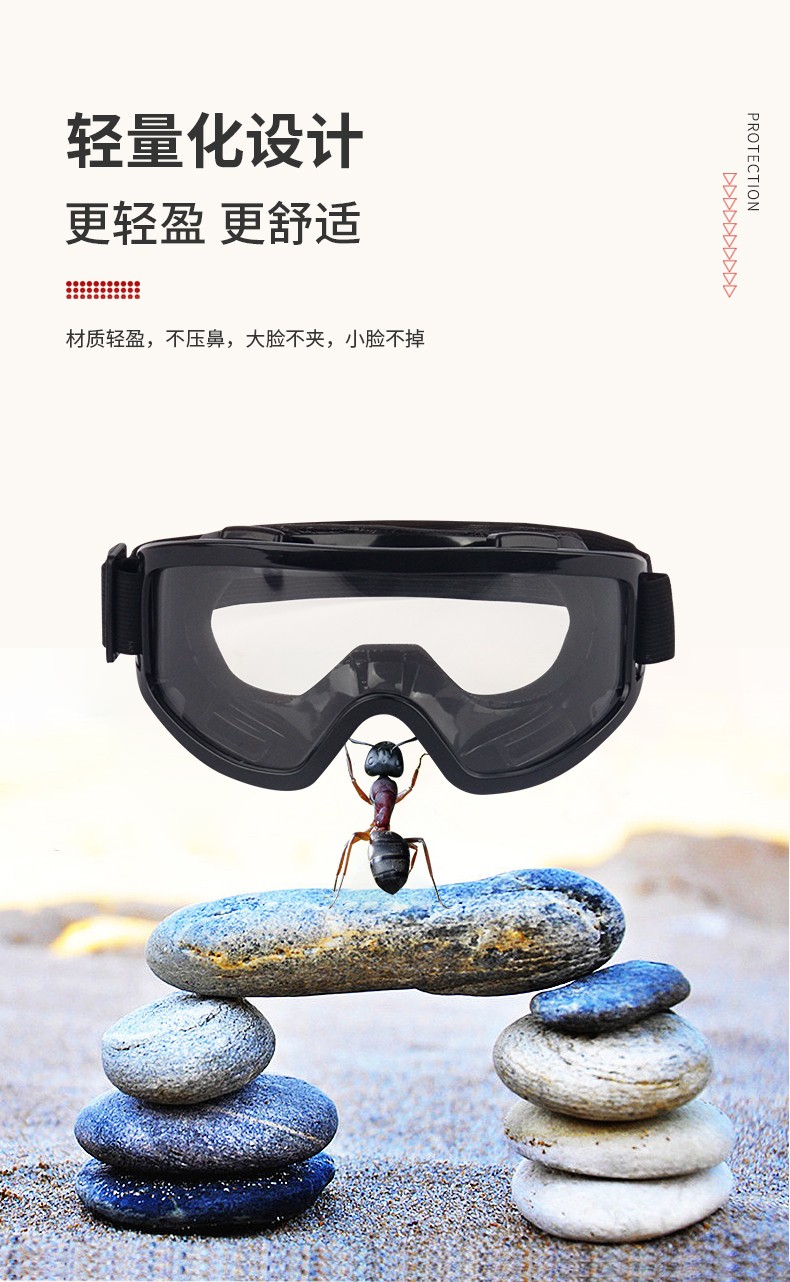 GUANJIE固安捷S2006F海绵防雾护目镜（眼罩）