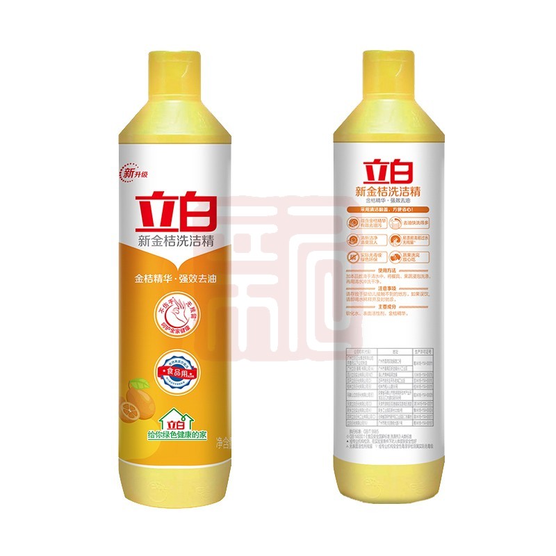 立白80300612324 新金桔洗洁精强效去油408g