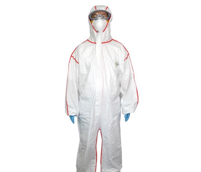 耐呗斯 nbs4201b白色经典款连体防护服-xxl