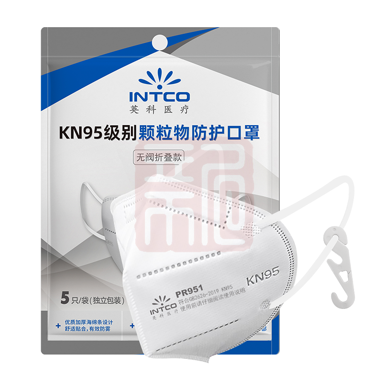 英科 PR951-O5I KN95级别颗粒物防护口罩耳戴式白色 - 英科医疗