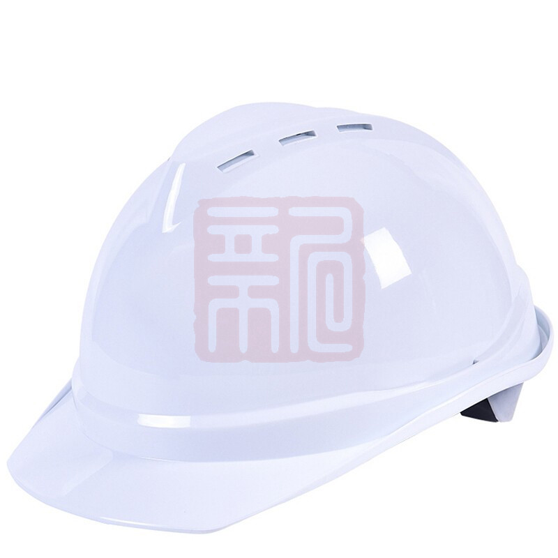百舸 三道筋ABS安全帽透气款-白色