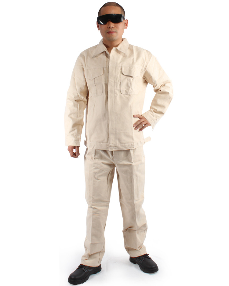 君御 jy-d241春秋厚珠帆电焊服长袖工作服-xxxxl