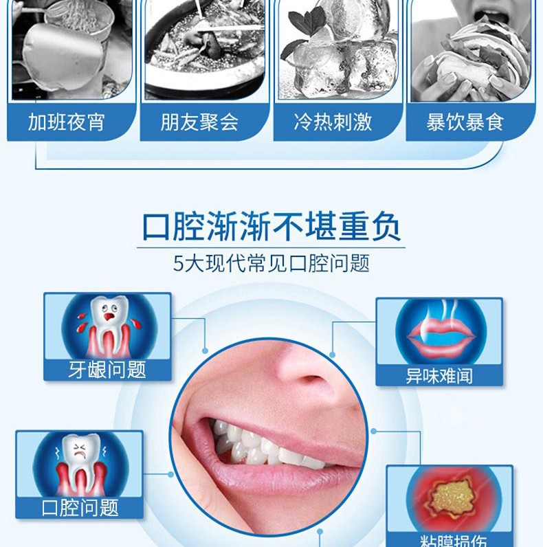 云南白药 薄荷清爽型牙膏210g