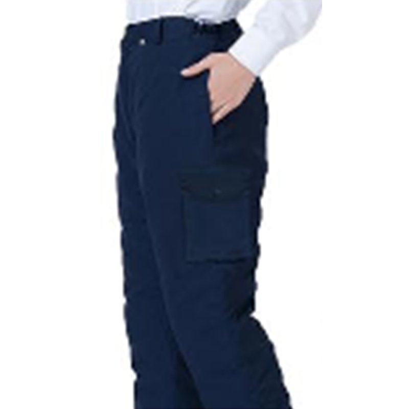 君御JY-M603秋冬涤棉厚珠帆加厚棉裤-藏蓝色