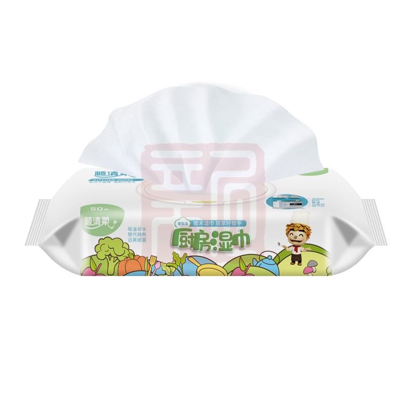 顺清柔 6972厨房湿巾(50片/包)