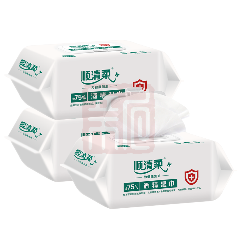 顺清柔 0239酒精湿巾(80片/包)