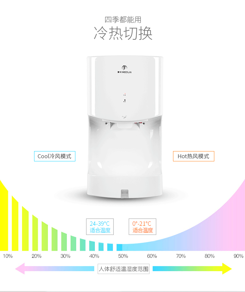 莫顿 M2008F干手器白色