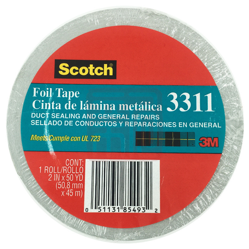 3M 3311铝箔胶带-2IN*50YD - 3M