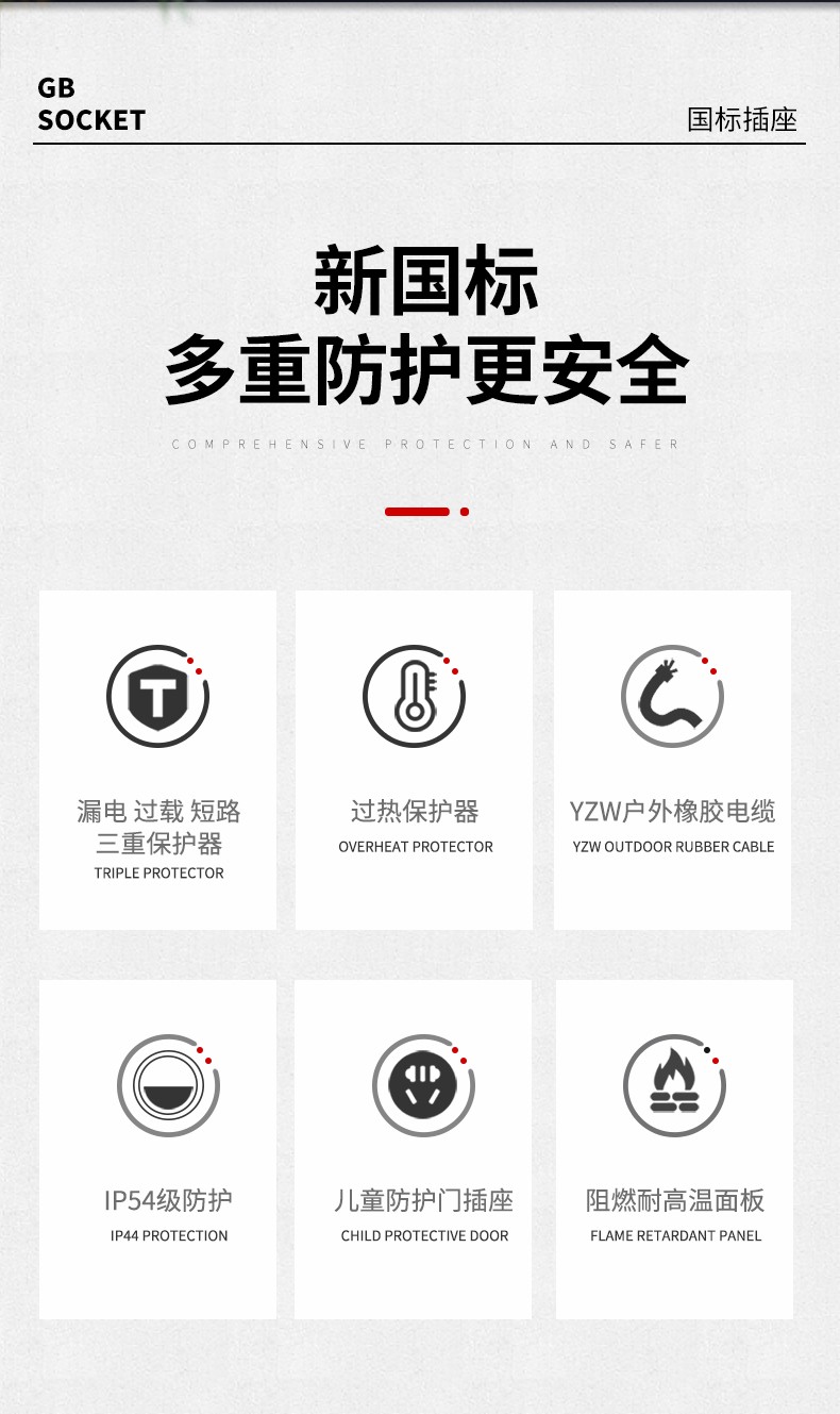 野狼 YELANG 250V绕线盘电线盘线滚子卷线盘3*2.5平方-50米/YL-C3304-1050