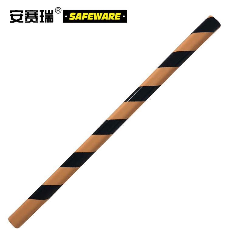 安赛瑞 14490 经济型防撞条（直角）黄黑泡棉警示护角 48×48×900mm 
