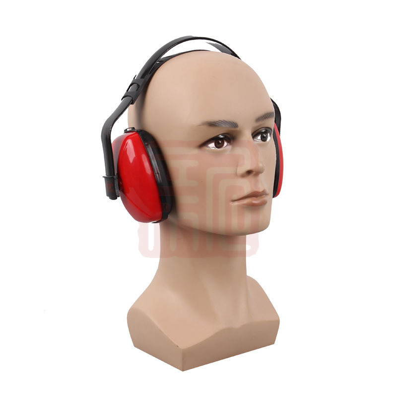 泰护 801 防噪音隔音耳罩-头戴式-红色