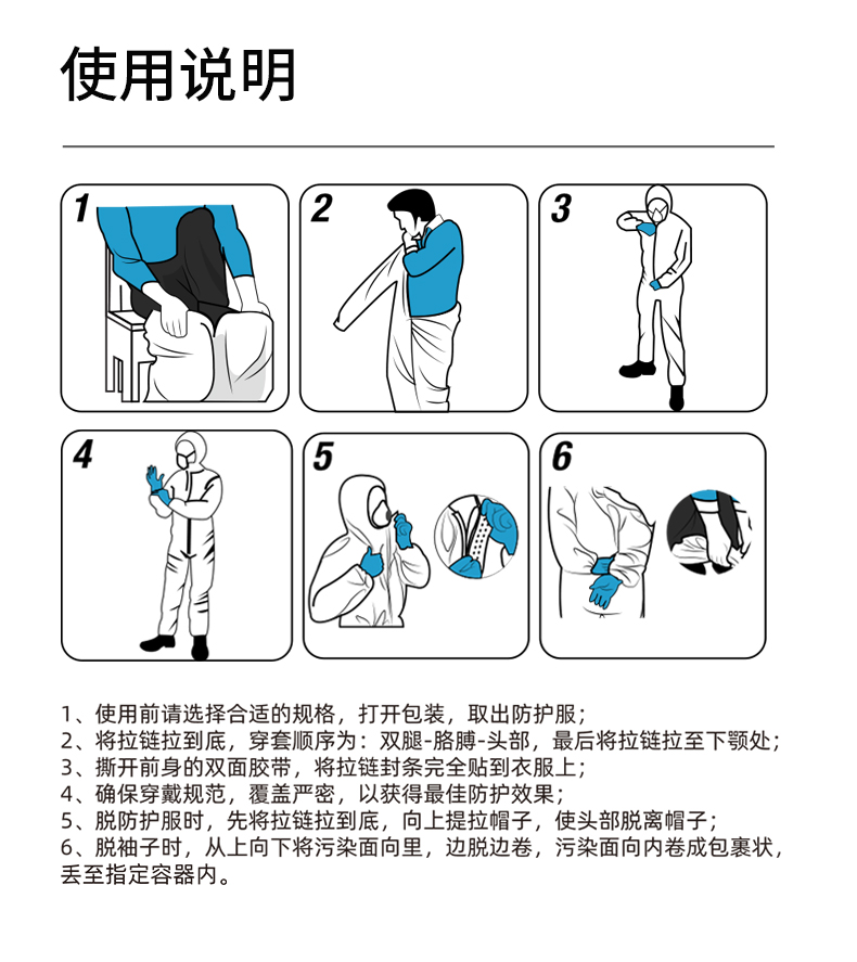 金发 KF-PC OS01(EO)医用一次性防护服连体式灭菌（带脚套）(SC)-160