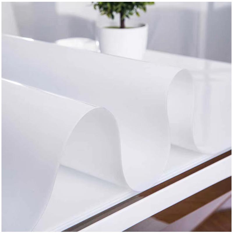 百劳汇 PVC白色不透明桌垫（51*282cm)