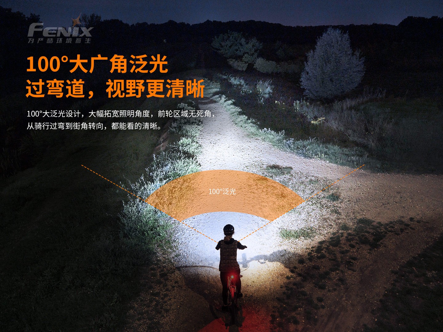 菲尼克斯（Fenix）BC26R 超高亮可充式自行车前灯