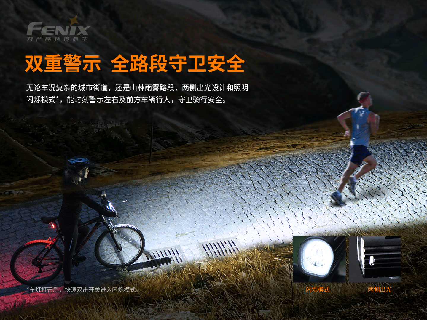 菲尼克斯（Fenix）超高亮 可充式自行车前灯-3